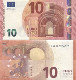 10 EUROS - SIGNATURE DRAGHI - PICK 21 N - AUTRICHE