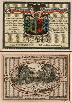 Stedesand 25 Pfennig