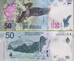 ARGENTINE - PICK 363a - 50 PESOS - 2018