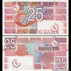 PAYS-BAS - PICK 100 - 25 GULDEN - 1999