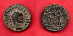MAXIMIEN HERCULE - CONCORDIA MI-LITVM - RIC 607E