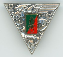 Insigne Légion Etrangère - 2° Régiment Etranger Parachutiste