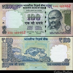 INDE - PICK 105f1 - 100 ROUPIES - 2015
