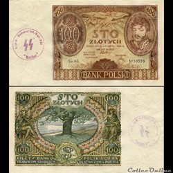 POLOGNE - PICK 074 A - 100 ZLOTYCH - 1932