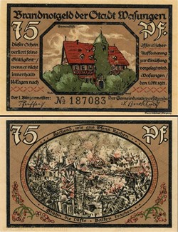 Wasungen - 75 pfennig