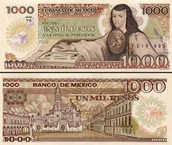 MEXIQUE - PICK 085a.YE - 1000 PESOS - 1985