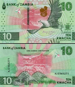 ZAMBIE - PICK 62 a - 10 KWACHA - 2024