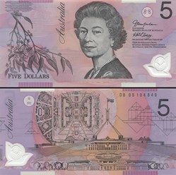 AUSTRALIE - PICK 57 c - 5 DOLLARS - 2005