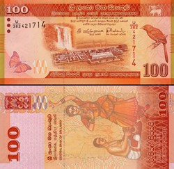 SRI-LANKA - PICK 125 d - 100 ROUPIES - 2015