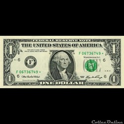 F- 1$ Federal Reserve Notes - Small Size 2006 Series