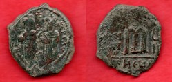 PHOCAS et LEONTIA - FOLLIS - THEOUPOLIS ( ANTIOCHE) BMC/B.105