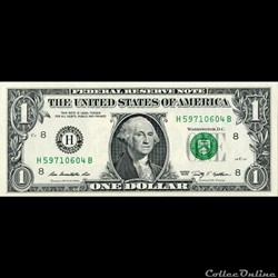 H- 1$ Federal Reserve Notes - Small Size 2009 Series