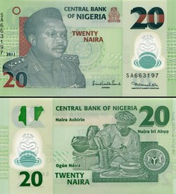 NIGERIA - PICK 34g - 20 NAIRA - 2011