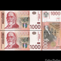 SERBIE - PICK 60 a - 1000 DINARA - 2011