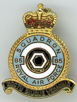 Insigne R.A.F - 85° Squadron