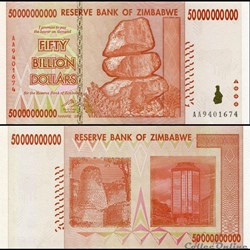 ZIMBABWE - PICK 087a - 50 000 000 000 Dollars - 2008