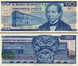 MEXIQUE - PICK 073a.HY - 50 PESOS - 1981