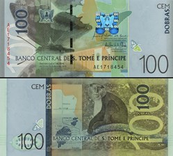 SAO TOME ET PRINCIPE - PICK 74a - 100 DOBRAS - 2016