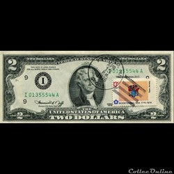 I- Minneapolis District - 2$ Federal Reserve Notes - Small Size 1976 Series