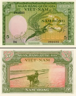 VIETNAM - PICK 002 a - 5 ÐONG - 1955