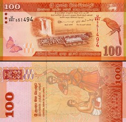 SRI-LANKA - PICK 125 i - 100 ROUPIES - 2021