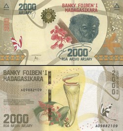 MADAGASCAR - PICK 101a - 2000 ARIARY - 2017