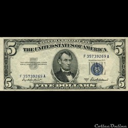 $5 - SILVER CERTIFICATE SERIES 1953