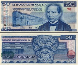 MEXIQUE - PICK 073a.HQ - 50 PESOS - 1981