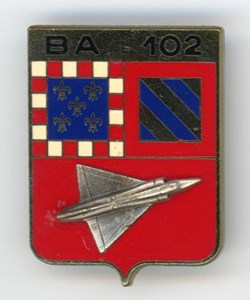 Insigne Aviation - Base Aérienne 102 - Dijon Longvic