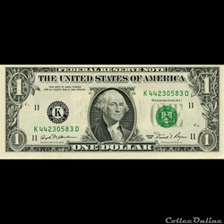 K- 1$ Federal Reserve Notes - Small Size 1981 Series