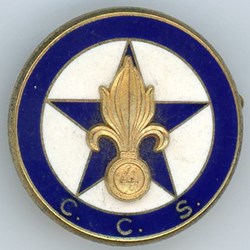 Insigne Légion Etrangère - 4° Régiment Etranger - C.C.S
