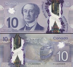 CANADA - PICK 107 a1 - 10 DOLLARS - 2013