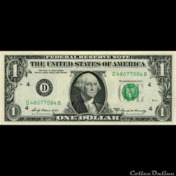 D- 1$ Federal Reserve Notes - Small Size 1969A Series
