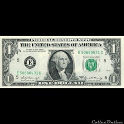 E- 1$ Federal Reserve Notes - Small Size 1969A Series