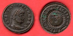 CONSTANTIN II - CAESARVM NOSTRORVM, VOT/•/X , ESIS palme