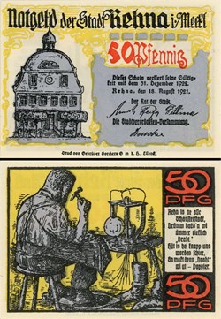 Rehna 50 Pfennig