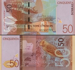 SAO TOME ET PRINCIPE - PICK 73a - 50 DOBRAS - 2016
