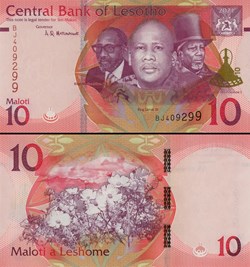 LESOTHO - PICK 21c - 10 Maloti - 2021