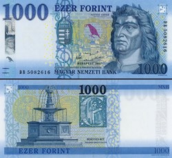 HONGRIE - PICK 203 a - 1000 FORINT - 2017