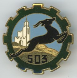 Insigne Terre - 503° Régiment du Train