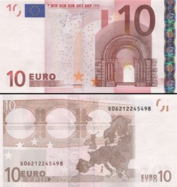 10 EUROS - SIGNATURE TRICHET - PICK 9 S - ITALIE