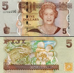 FIDJI - PICK 110 b - 5 DOLLARS - 2007