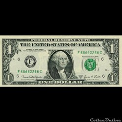 F- 1$ Federal Reserve Notes - Small Size 1969D Series