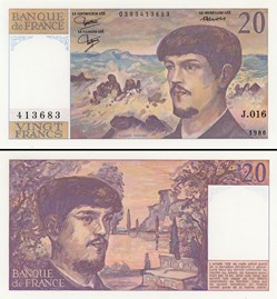 FRANCE - 20 FRANCS - 1986 - J.016