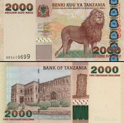 TANZANIE - PICK 37a - 2000 SHILINGI - 2003