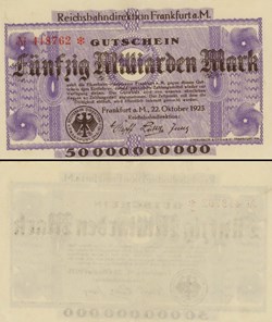 ALLEMAGNE - PICK ??? - 500 000 MARK - 1923