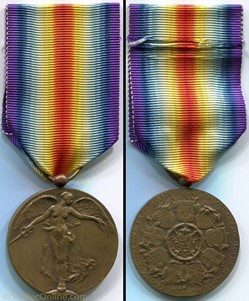 Médaille de la Victoire dite Interalliée -Belgique
