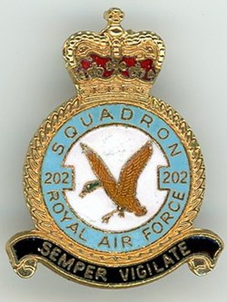 Insigne R.A.F - 202° Squadron (CCII°)