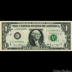 C- 1$ Federal Reserve Notes - Small Size 1969D Series