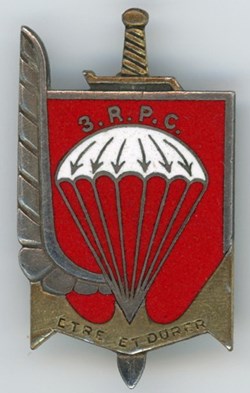 Insigne Parachutistes - 3° Régiment de Parachutistes Coloniaux